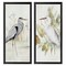 Stupell Industries Heron Egret Marsh Landscape 2 pc Framed Floater Canvas Wall Art Set Design by Lanie Loreth